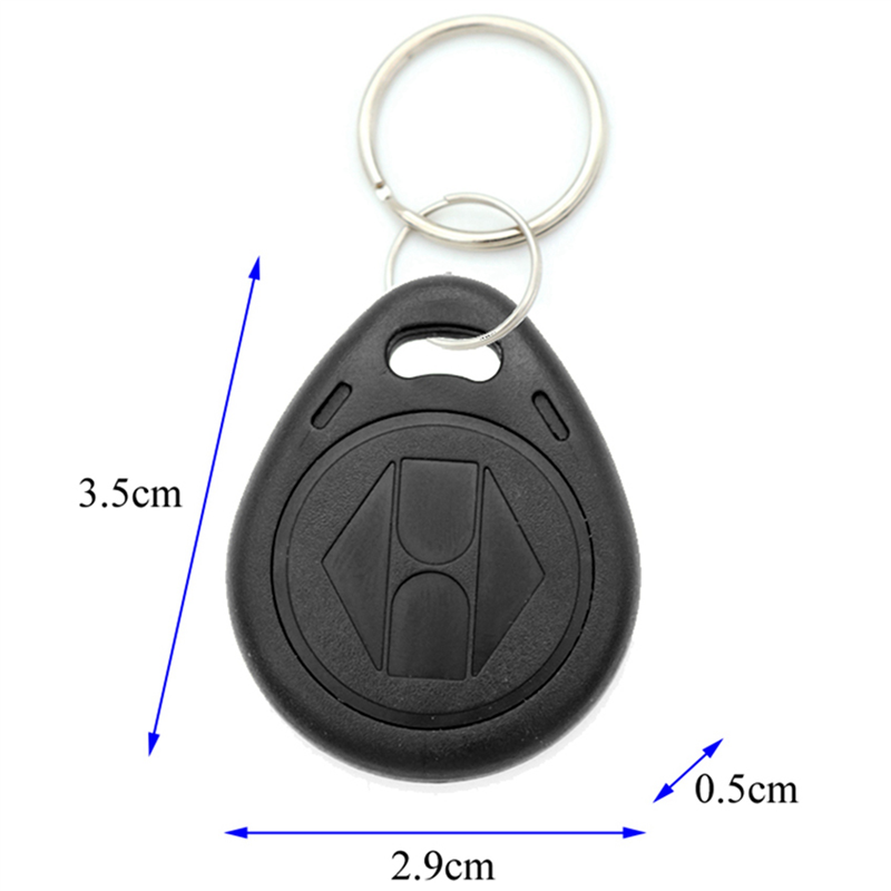 100Pcs T5577 Blank Key Tag RFID Chip Ring Cards Tags Keytag 125 Khz Copy Rewritable Writable Duplicate. 