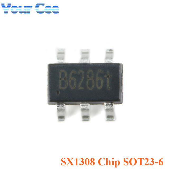 5pcs Large Current 2A DC DC SX1308 Step UP Boost Adjustable Power Module Boost Converter Module B628 DIY Kit