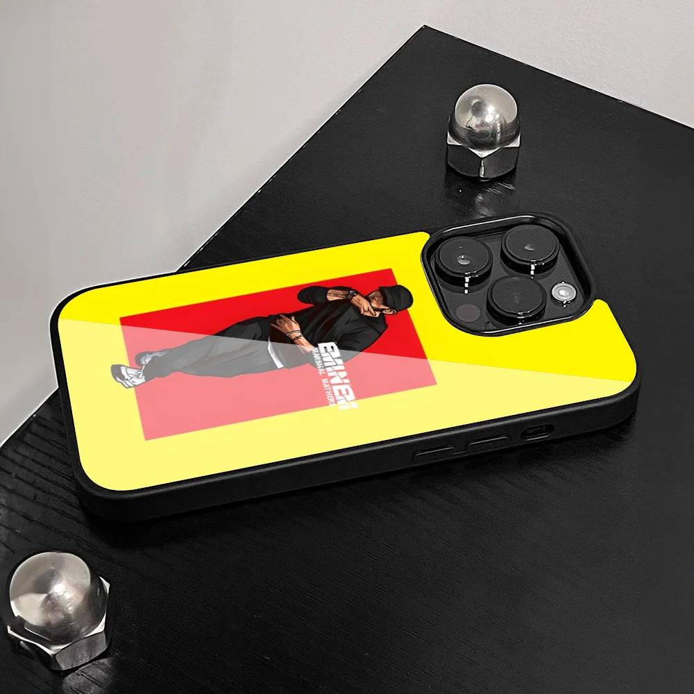 Hop Rapper Eminem Rap Phone Case For Iphone 15 14 13 12 11 Pro Max Mini 8 6 7 Plus Se Xr X Xs 2020 PC+TPU Cover. 