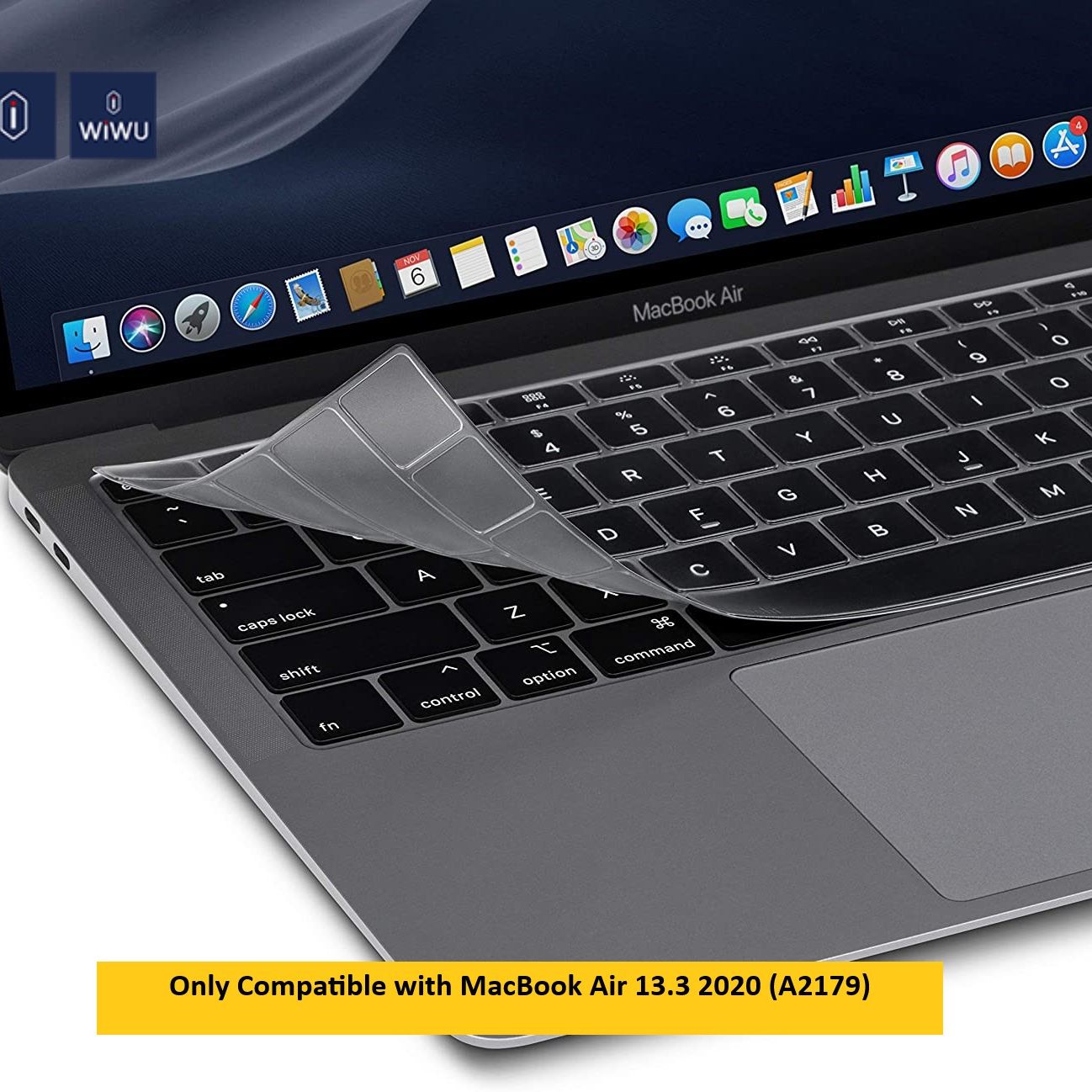 MacBook Air M1 13 inch Wiwu Laptop Keyboard Protector - Safeguard Your MacBook's Keyboard and Extend Its Lifespan. 