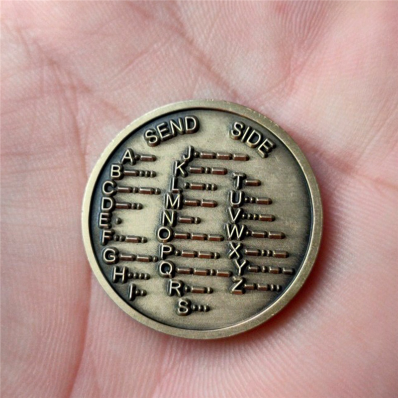 CW Morse Code Commemorative Coins CW Training Coin. 
