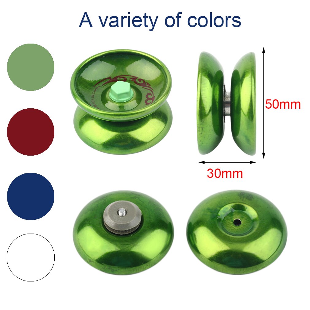 Random Color Alloy Magic Yoyo Professional High Performance Speed Cool Alloy Yoyo Leisurely Walk Ball Children Games. 