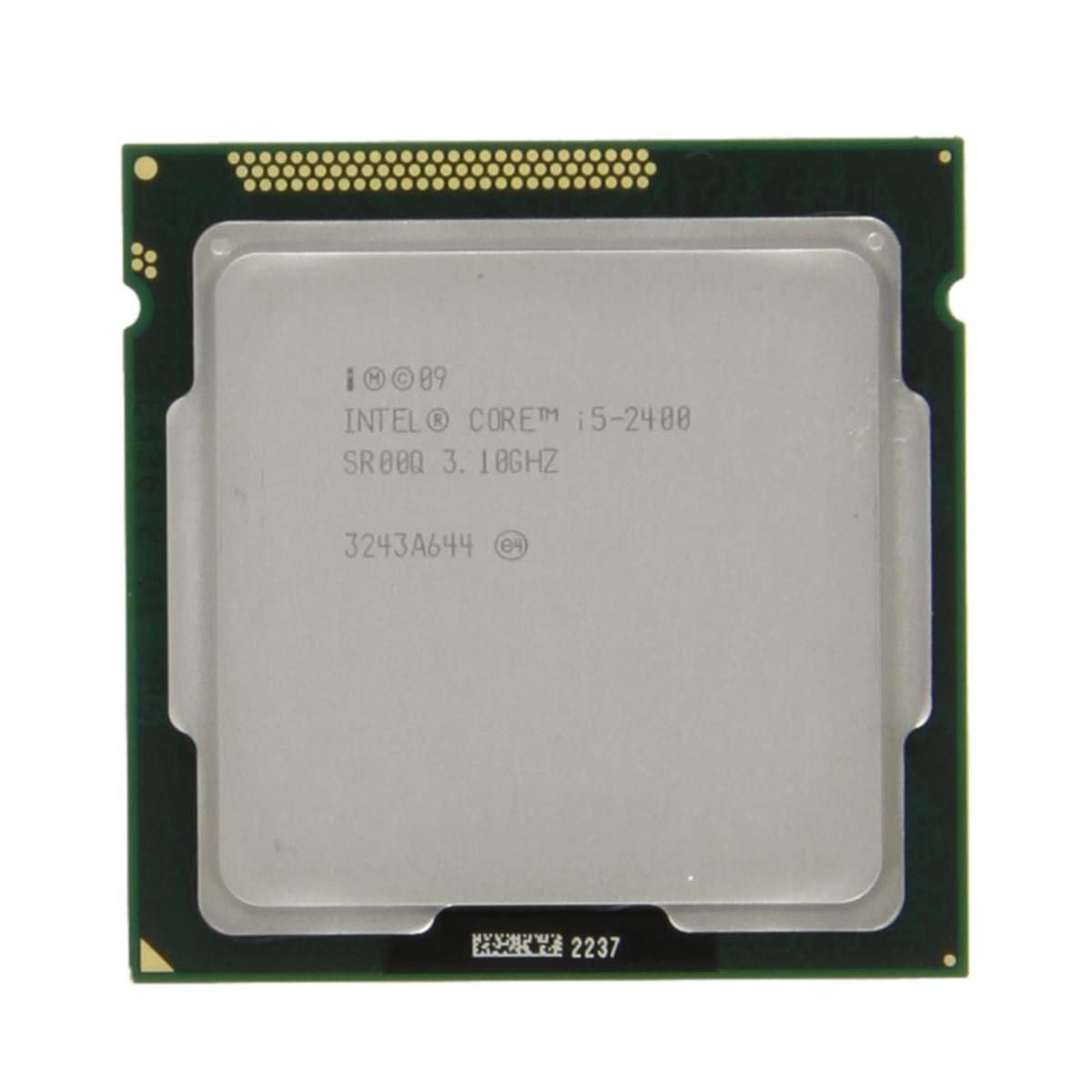Intel Core i5-2400 Quad-Core Processor 3.1 GHz 6 MB Cache LGA 1155 - BX80623I52400