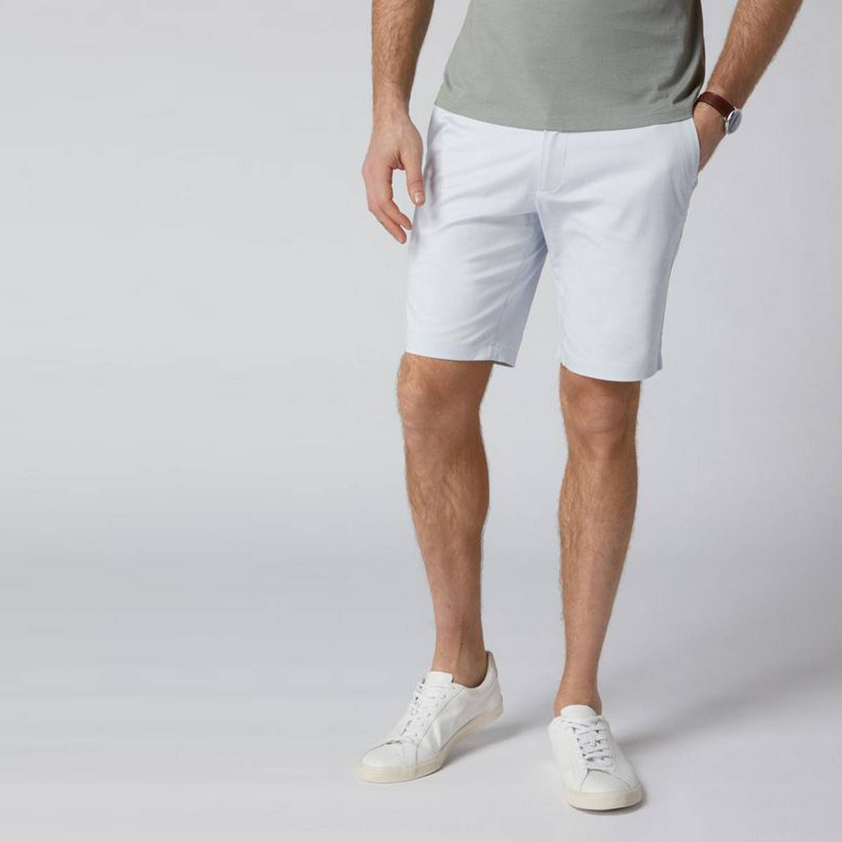 Comfortable Cotton White 2 Quarter Pant 