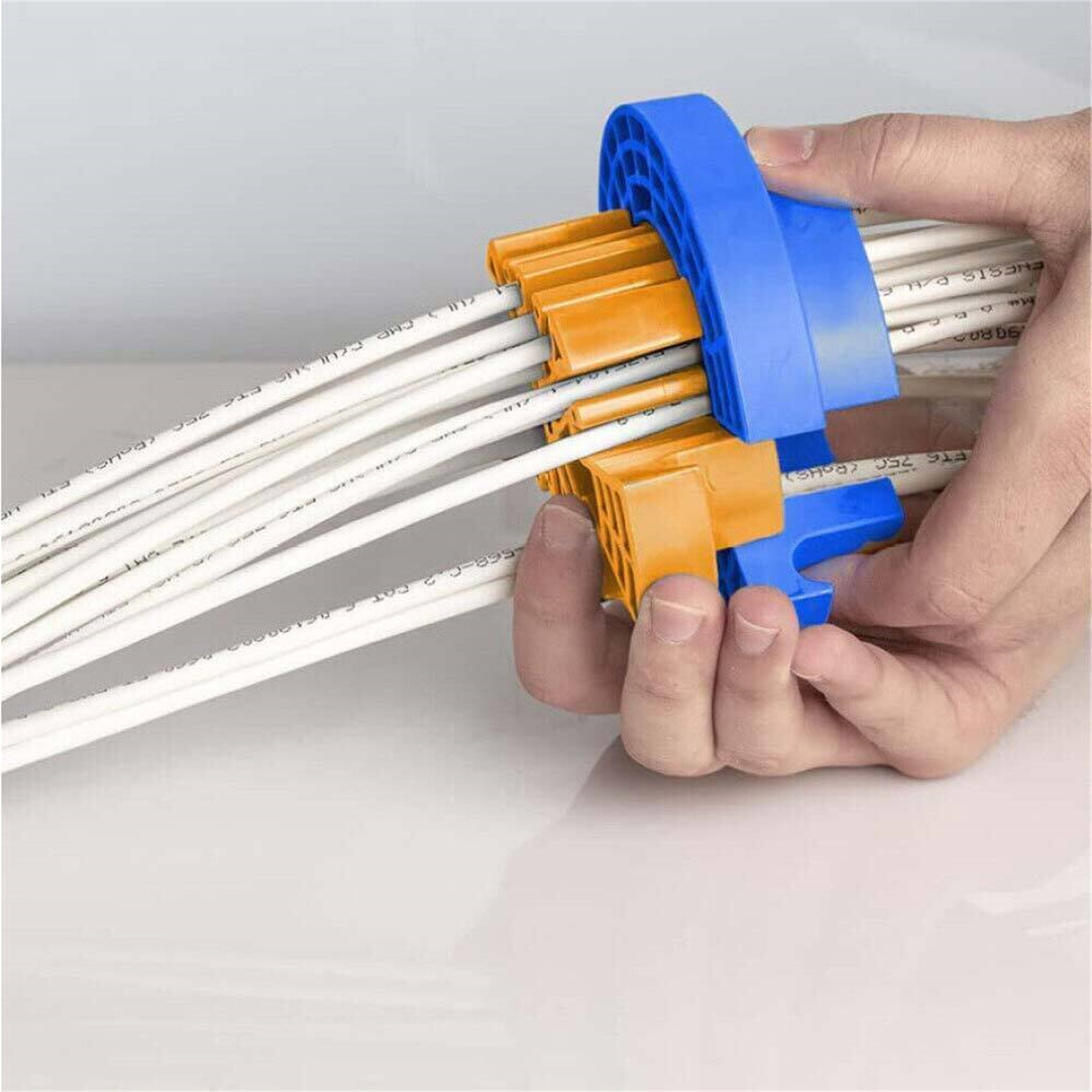 GC Wire Comb Wire Organizing Tool Prevent Entanglement Data Cable Comb Universal For CAT5 CAT6 Cable Management. 