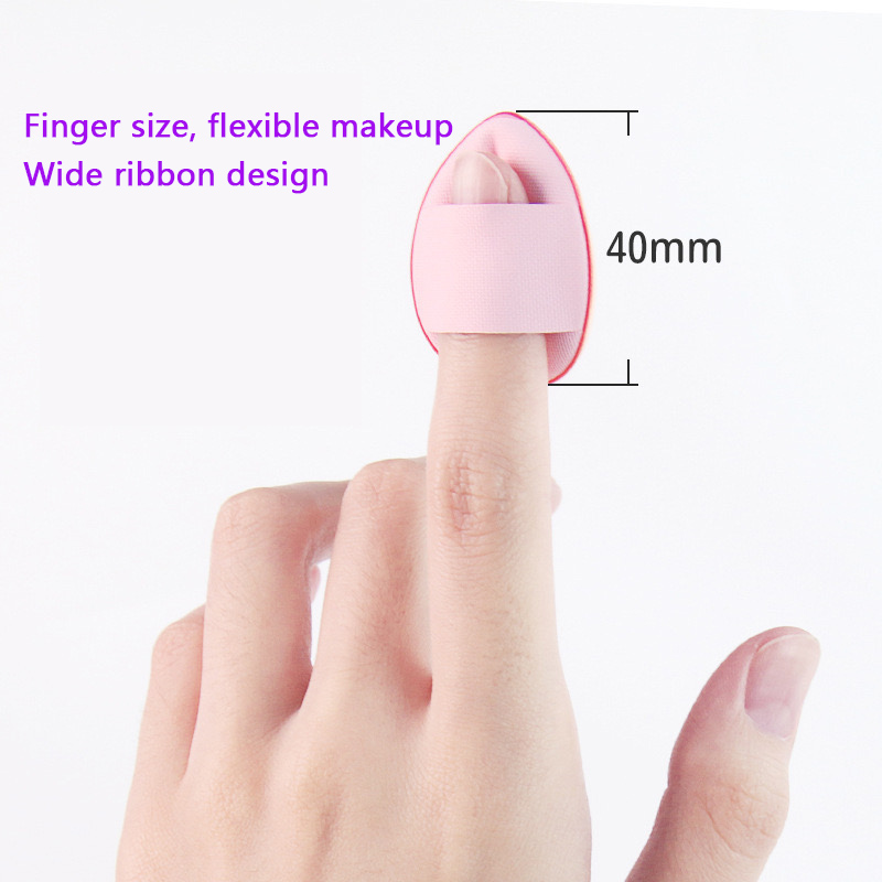 3 /5 /10 Pc Mini Size Finger Shape Air Cushion Soft Sponge Cosmetic Puff Foundation Makeup Blender Under.