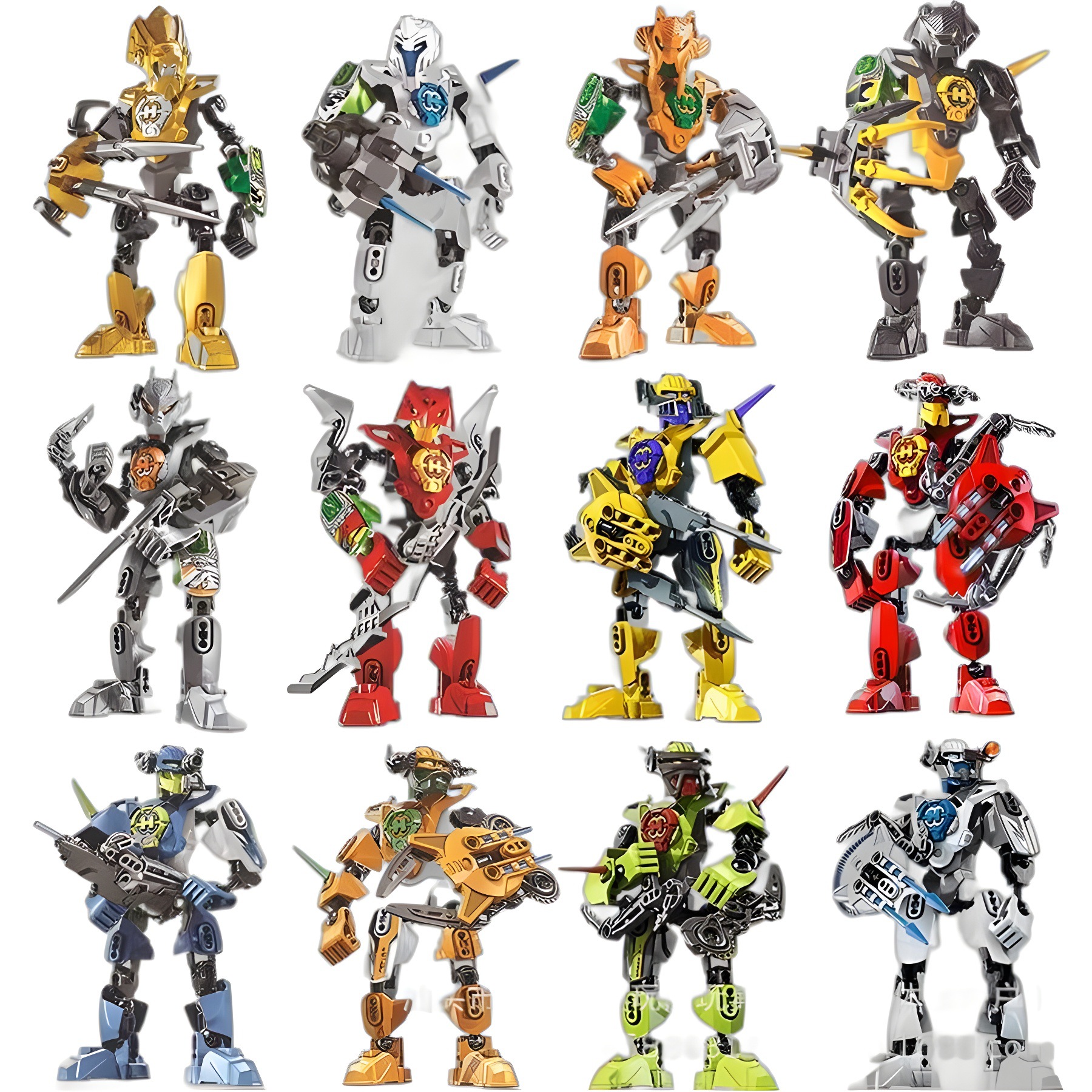 Degao Superhero Factory 2.0 Biochemical Warrior Model Blocks Customer Puzzle Building Blocks Wholesale. 