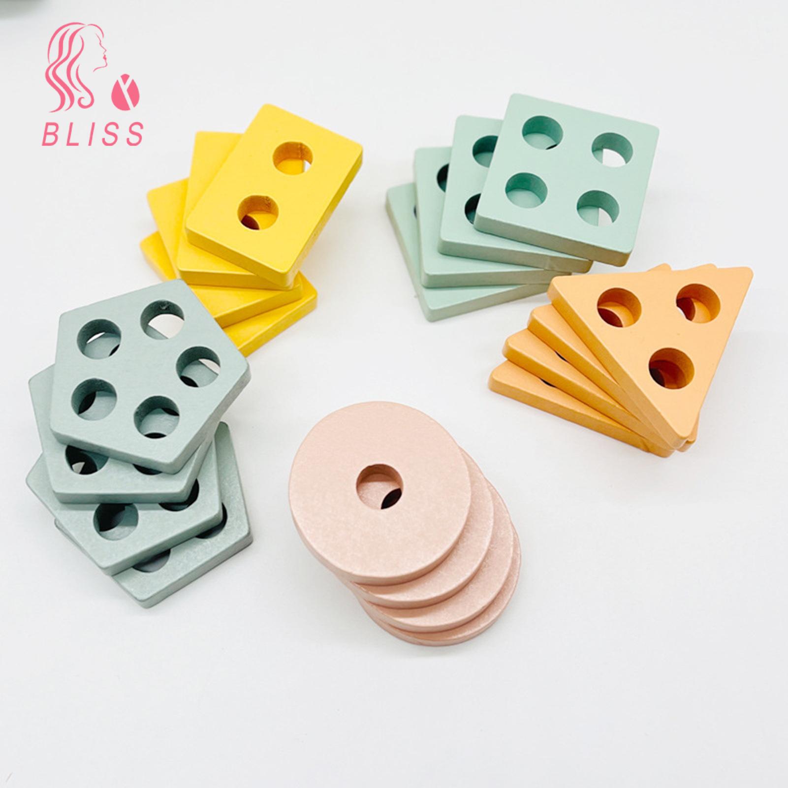 Bliss Made of high-quality environmentally friendly wood with smooth edges and bright colors, ensu g long-lasting durability and safety. Kids will love this large, thick block because it's easy to handle and assemble.. 