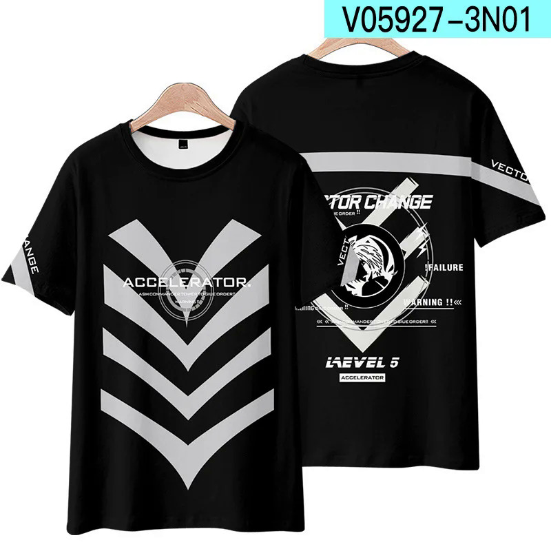 2023 Cosplay Anime Too Much of Index 3D T Shirt Women Men A Certain Magical Index Accelerator Short S. Kids T. 