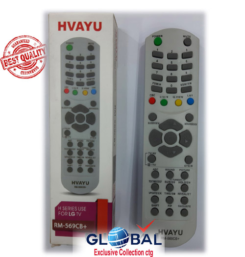 LG Box TV Old, RM-569CB.  Compatible Remote Control High Quality. Master Remote Control for CRT Old TV. 
