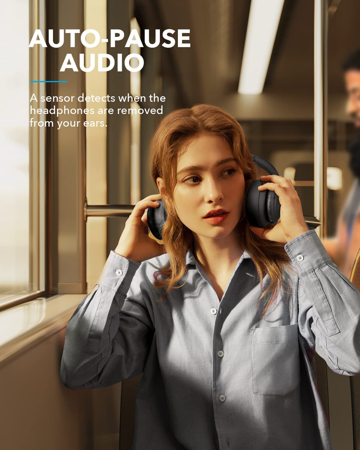 Soundcore by Anker Life Q35 Multi Mode Active Noise Cancelling wireless bluetooth Headphones, Hi-Res, 40H Playtime, Clear Calls. 