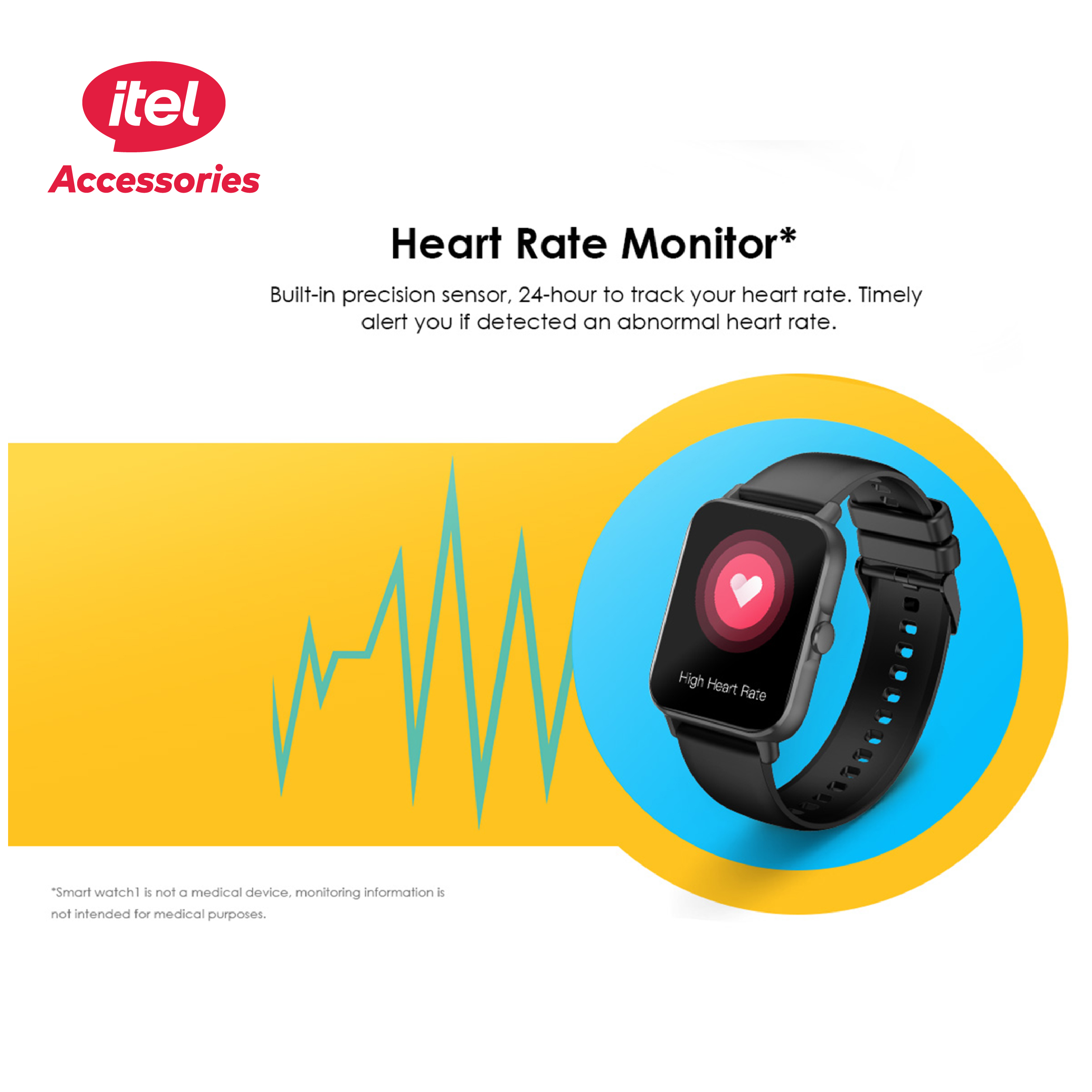 itel Smart watch ISW-32 Black AFR. 
