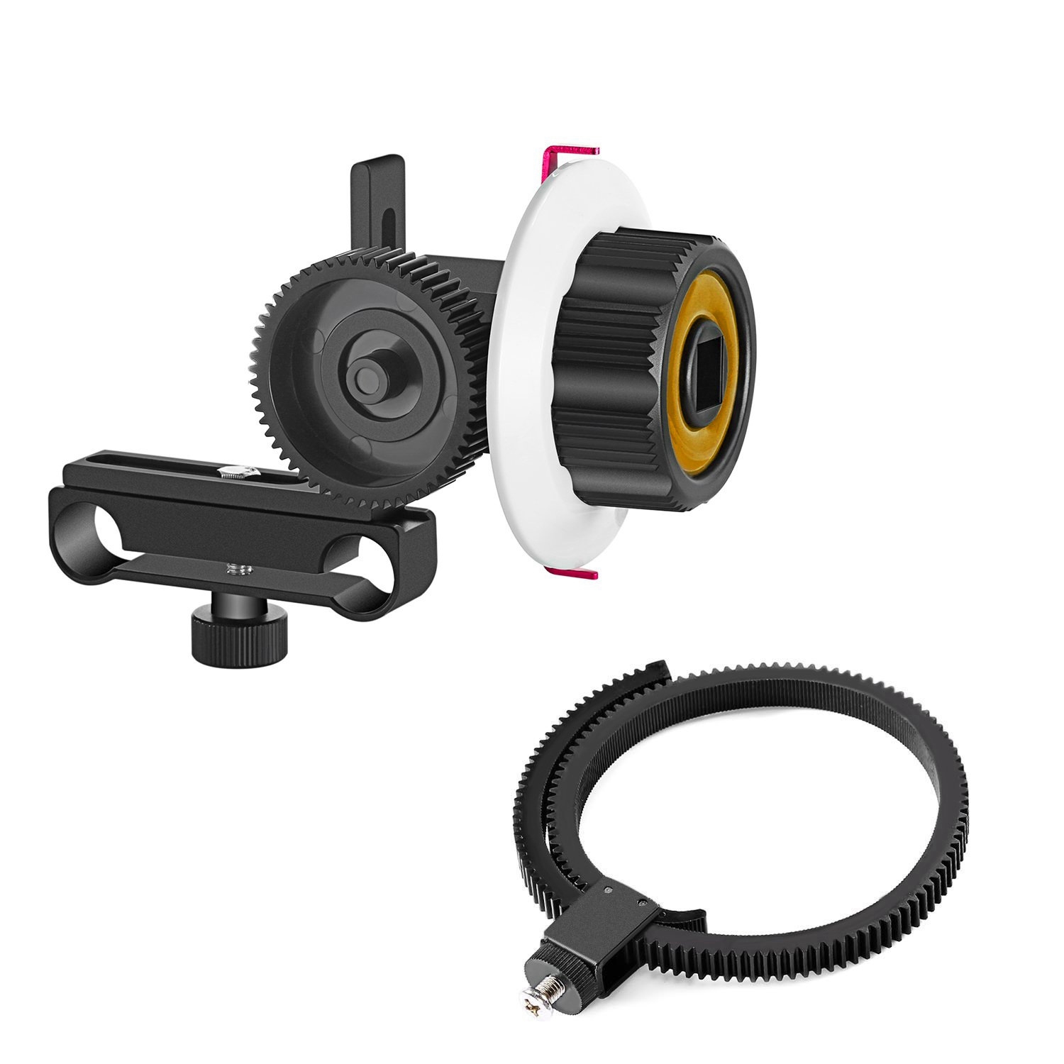 VD-F0 Camera Follow Focus 15MM with Gear Ring Belt for & DSLR. 