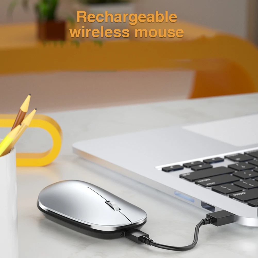 AULA SC800 Wireless Mouse Bluetooth USB 2400DPI 2.4GHz Optical Mute Ergonomic Portable Ultra-Thin Cordless Mice for Home Office. 