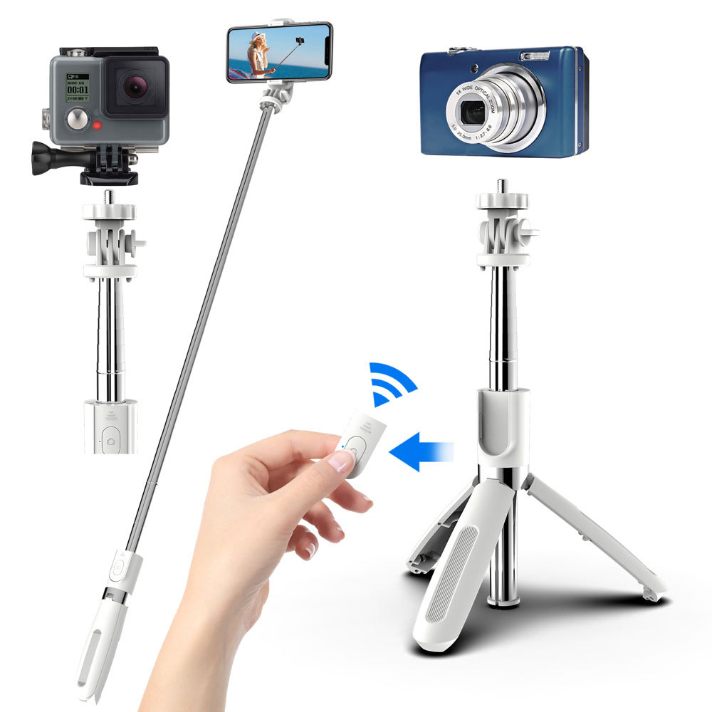 Extendable Wireless Selfie Stick Tripod L02 Phone Self Stick With Bluetooth Remote Safe and reliable Good effect and easy to use. 