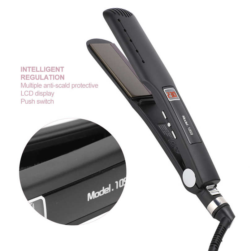 flat iron with silicone strips