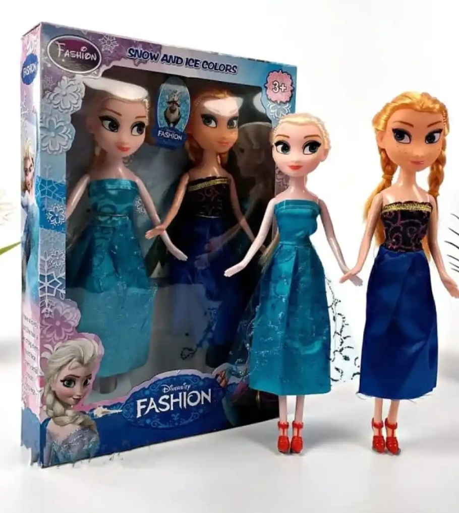 HOT Elsa Doll Set Barbie Anna E Elsa Boneka Frozen Barbie Dolls