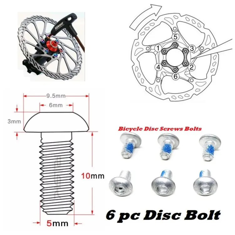 Bicycle screws hot sale and nuts