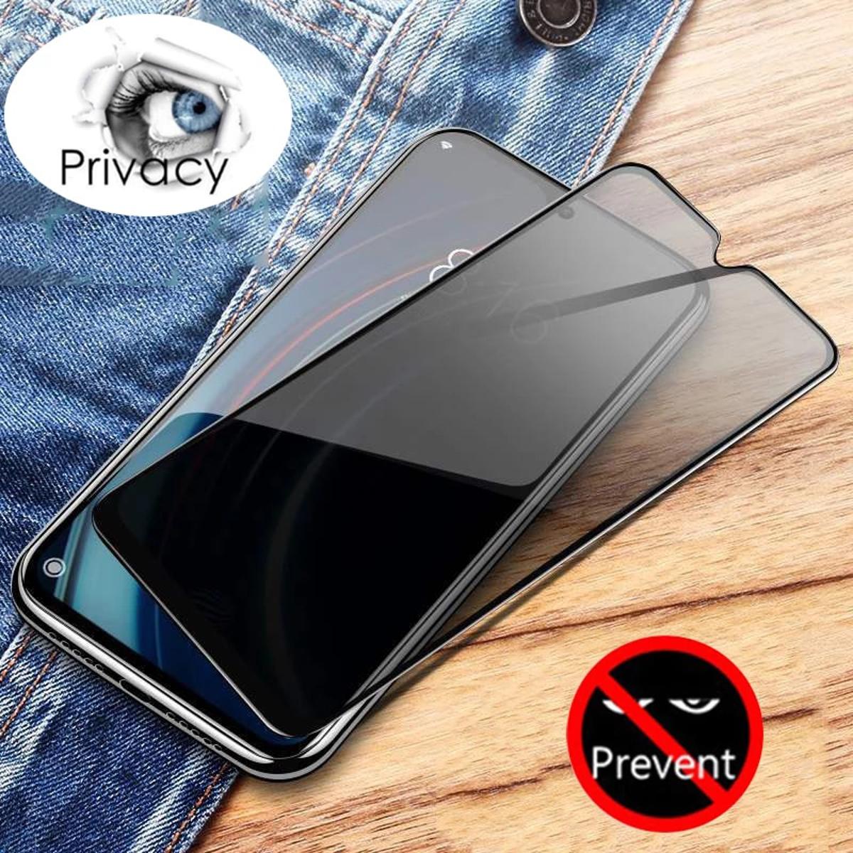 9H Privacy Glass Screen Protector For Xiaomi POCO M2 / Redmi 9 / 9A / 9C / 9 Power / 9 Prime / 9 Active / 9 Reloaded. 