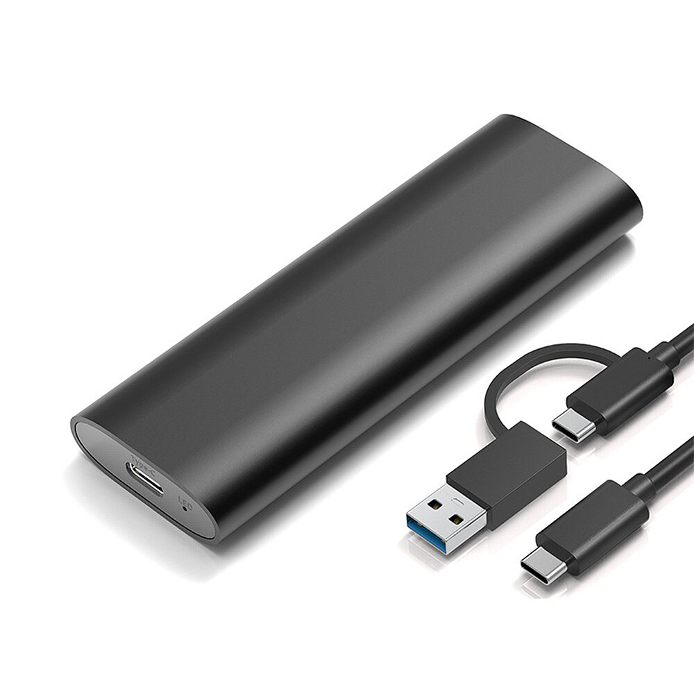 Bakeey BK E2 M.2 ATA SD Enclosure M.2 to USB3.1 Gen2 6Gbps Aluminum Alloy Portable olid tate Drive Case upport 2TB Max