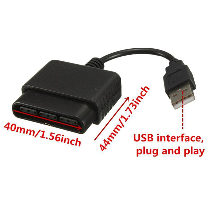Dla Sony PS1 PS2 Dualshock PlayStation 2 Joypad GamePad do 3 PS3 USB do komputera kontroler gier Adapter na kabel do konwertera bez kierowcy. 