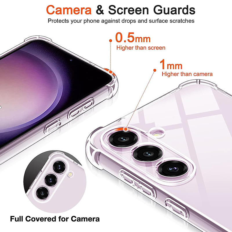 lthmy for Samsung Galaxy Quantum 4 5G casing flexible clear translucent black silicone anti-yellowing back cover with 4 Corners protection jelly case. 