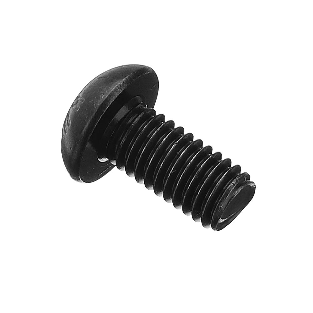 Suleve M5CH4 50Pcs M5 10.9 Grade Carbon Steel Hex Socket Button Round Screw 8mm Optional Length - 10MM. 