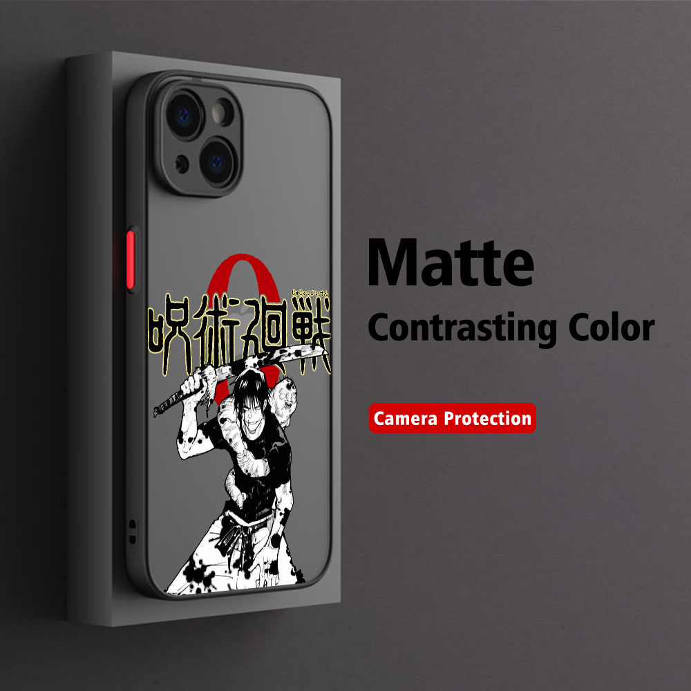 Jujutsu Kaisen Gojō Satoru Sukuna Phone Case For iPhone 15 14 13 12 11 Pro Max X XR Xax 7 8 Plus Matte Transparent Back Cover. 