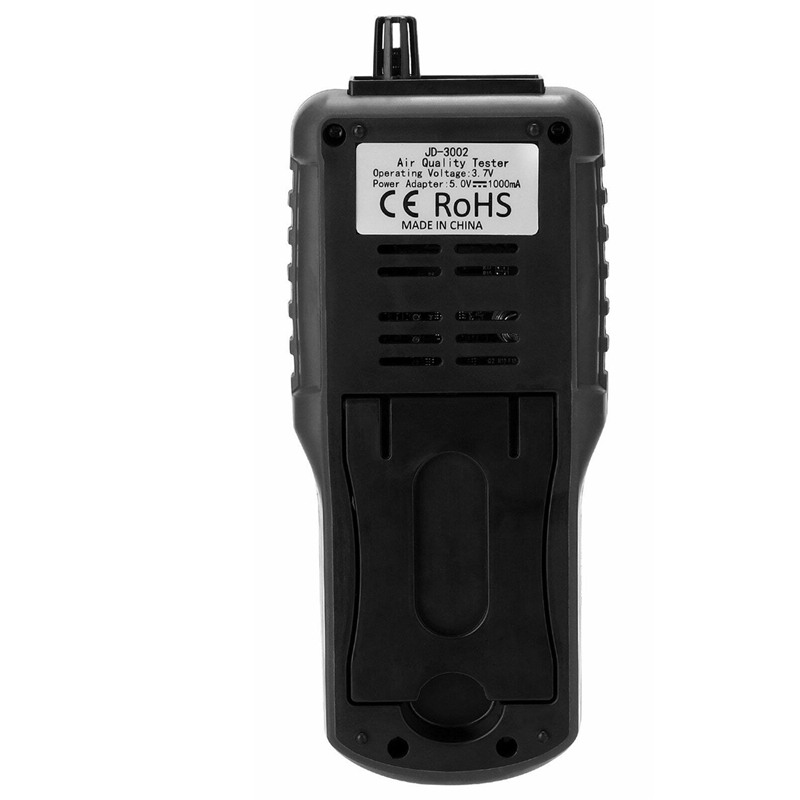 Jldg Air Quality Tester Co2 Tvoc Meter Temperature Humidity Measuring Device Carbon Dioxide Monitor with Lcd Screen. 