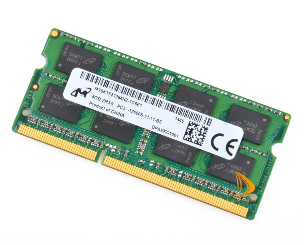 Samsung Micron Hynix 4GB DDR3L 1600MHz PC3L-12800s CL11 204Pin SO-DIMM Laptop Ram.