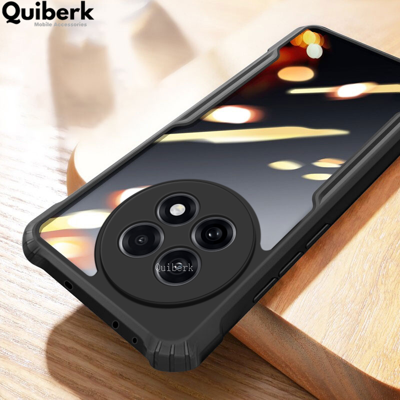 Quiberk for OnePlus 13R 5G Case Edge-Reinforced Shockproof Hard Transparent Phone Cover