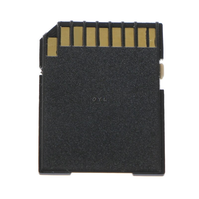 10Pcs Micro SD TransFlash TF To SD SDHC Memory Card Adapter Converter Black. 