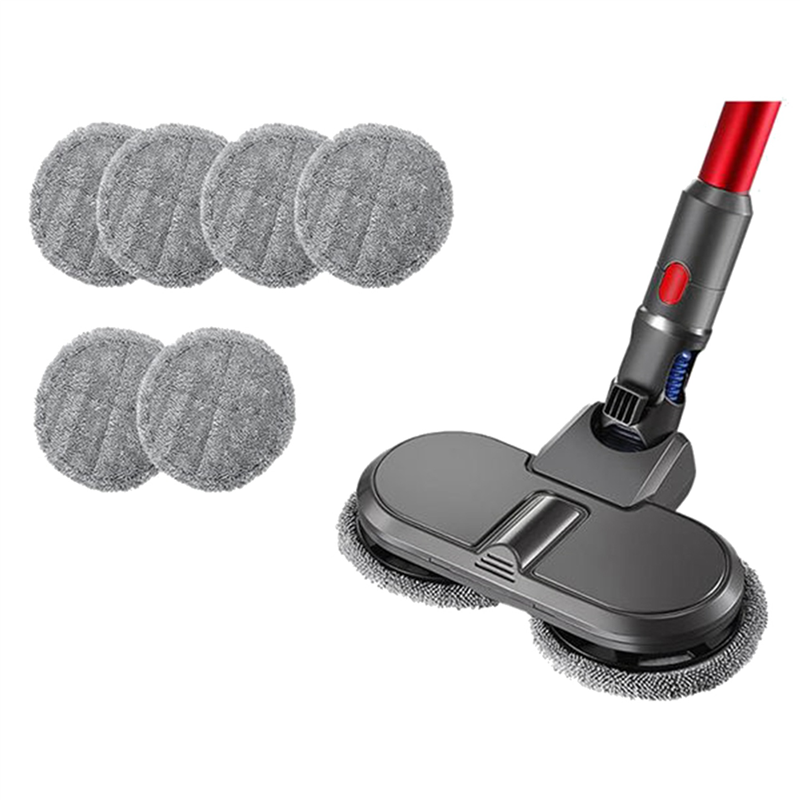 20 Pcs Microfiber Mop Cloth for Dyson V7 V8 V10 V11 Wet Dry Electric Mop Head Brush Mopping Pad Vacuum Cleaner Parts