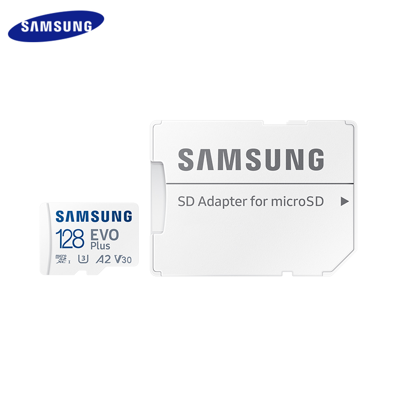 Samsung EVO Plus micro sd Card 128GB 256GB 512GB U3 A2 V30 C10 MicroSDXC 64GB A1 V10 High Speed up to 130MB/s UHS-I Memory Card. 