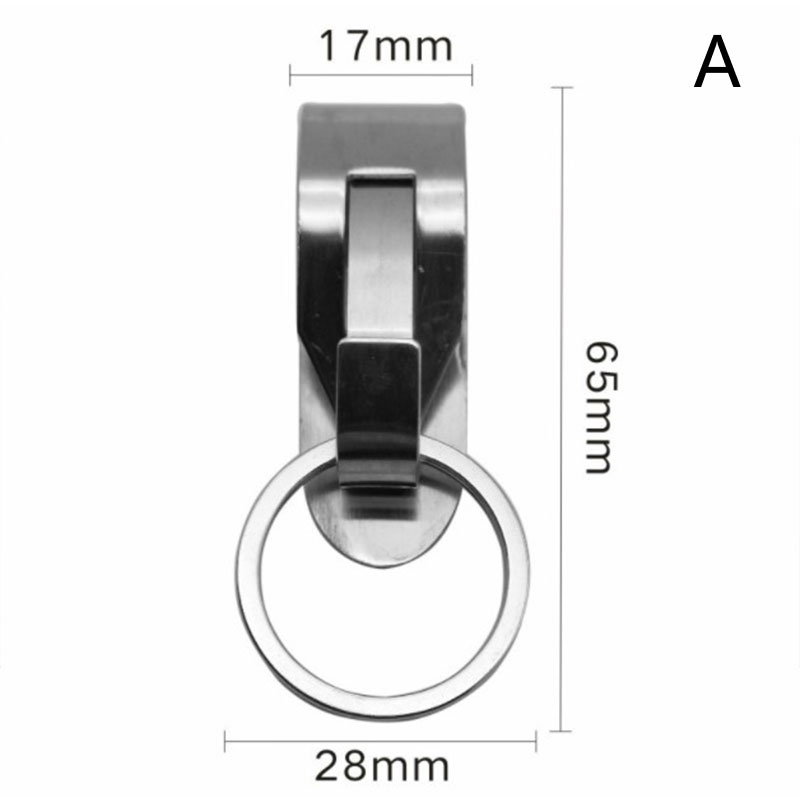 AntiLost Belt Key Holder KeyClip Detachable Keyrings for Keys Belt