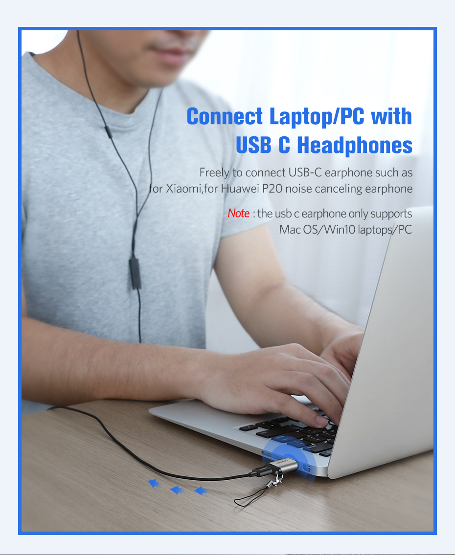 Laptop How To Connect Usb C Headphones To Pc Ugreen USB C Adapter