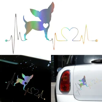 Cute Car Stickers Creative Bulldog Waterproof Stickers Bumper