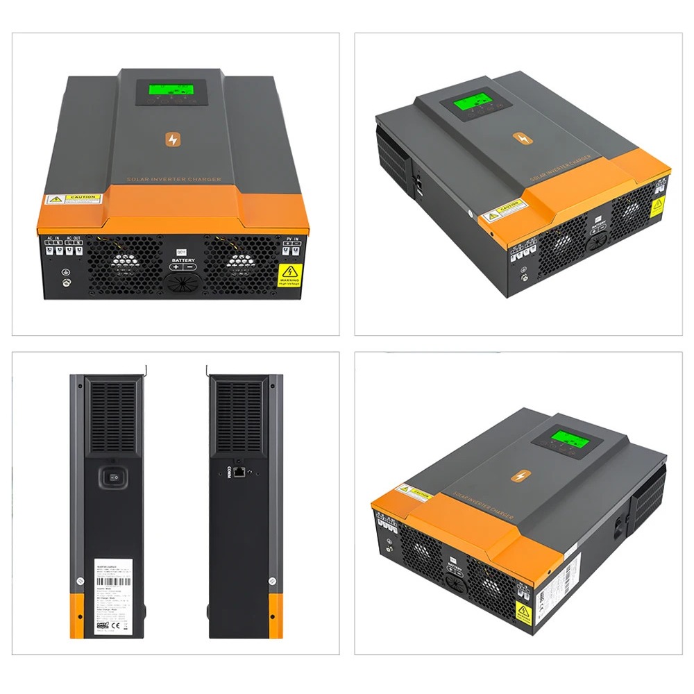 PowMr 1.6KW Hybrid Solar Inverter 230Vac PV Start Voltage 30Voc Built In 80A MPPT Solar Charge Controller 50/60Hz Auto Pure Sine Wave Inverter POW-HVM2H-12V-N. 