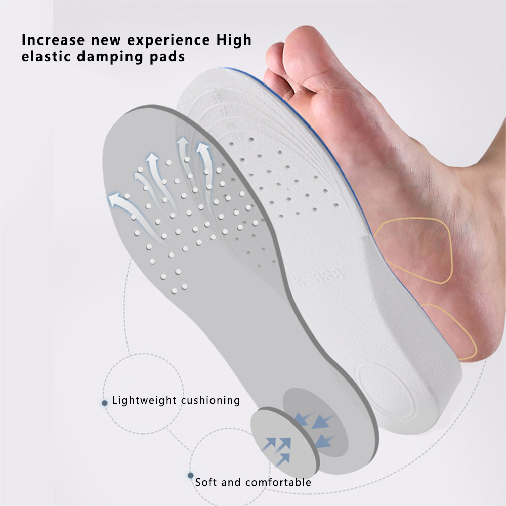 1PCS Shoe Lift Orthotic Devices New Invisible Elevated Insole Comfortable And Soft Insole Fully Padded Soft Bottom Shoe-pad. 