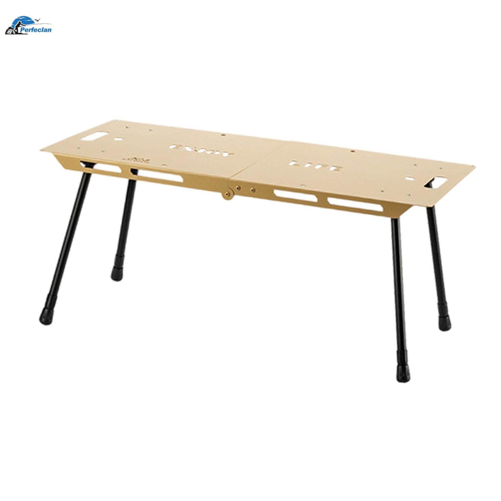 Folding Table Ultralight Desk Foldable Small Table Portable Beach Table Adjustable Height for Patio. 