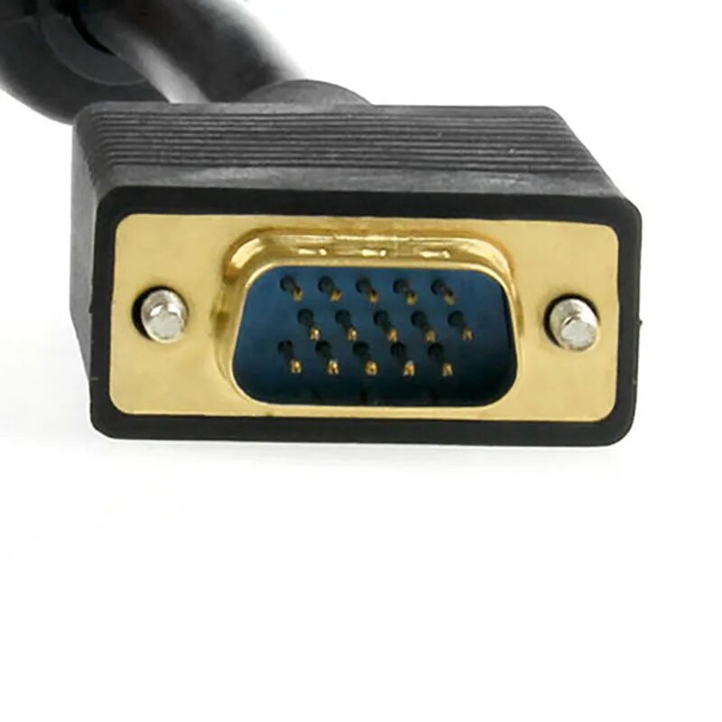 VGA to RGBHV Video HDB15 to 5 BNC RGB Video Cable for HDTV Monitor cable. 