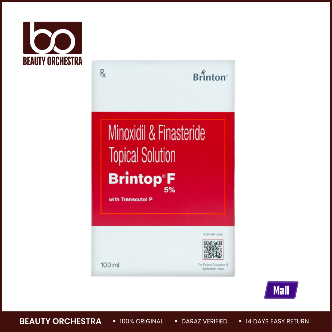Brinton Brintop F 5% Minoxidil & Finasteride Topical Solution with Transcutol P - 100ml