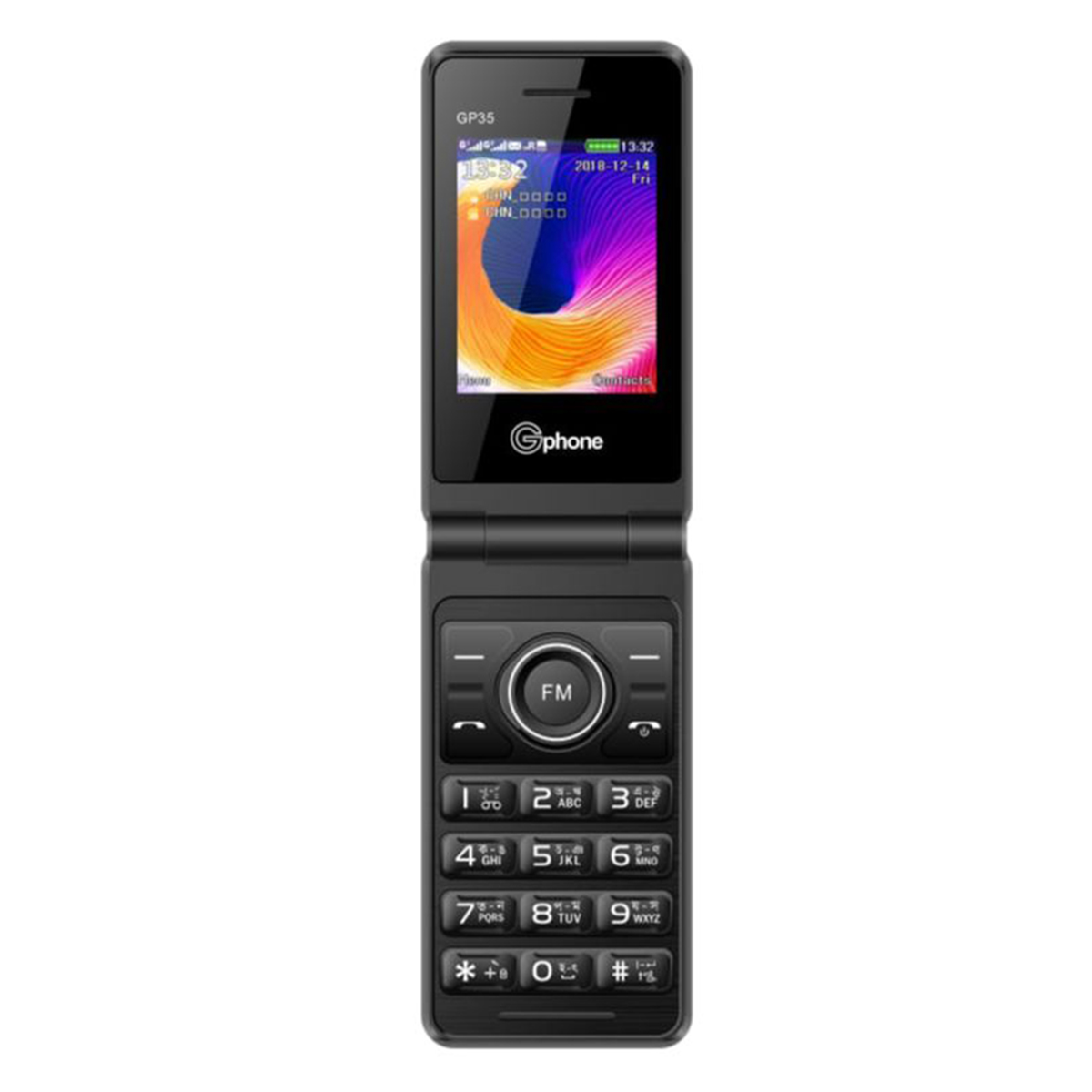 Folding phone 2 sim ,warranty 1 years ,2.4 inches display ,mp3,mp4 all multimedia feature phone colour -Green. 