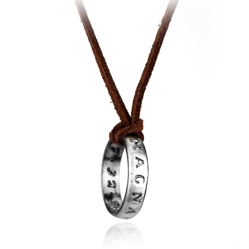 Mysterious Waters 4 Choker Necklace Letter SIC PARVIS MAGNA Drake Neckalces Pendants Ring for Women Men Jewelry GIftscosplay. 
