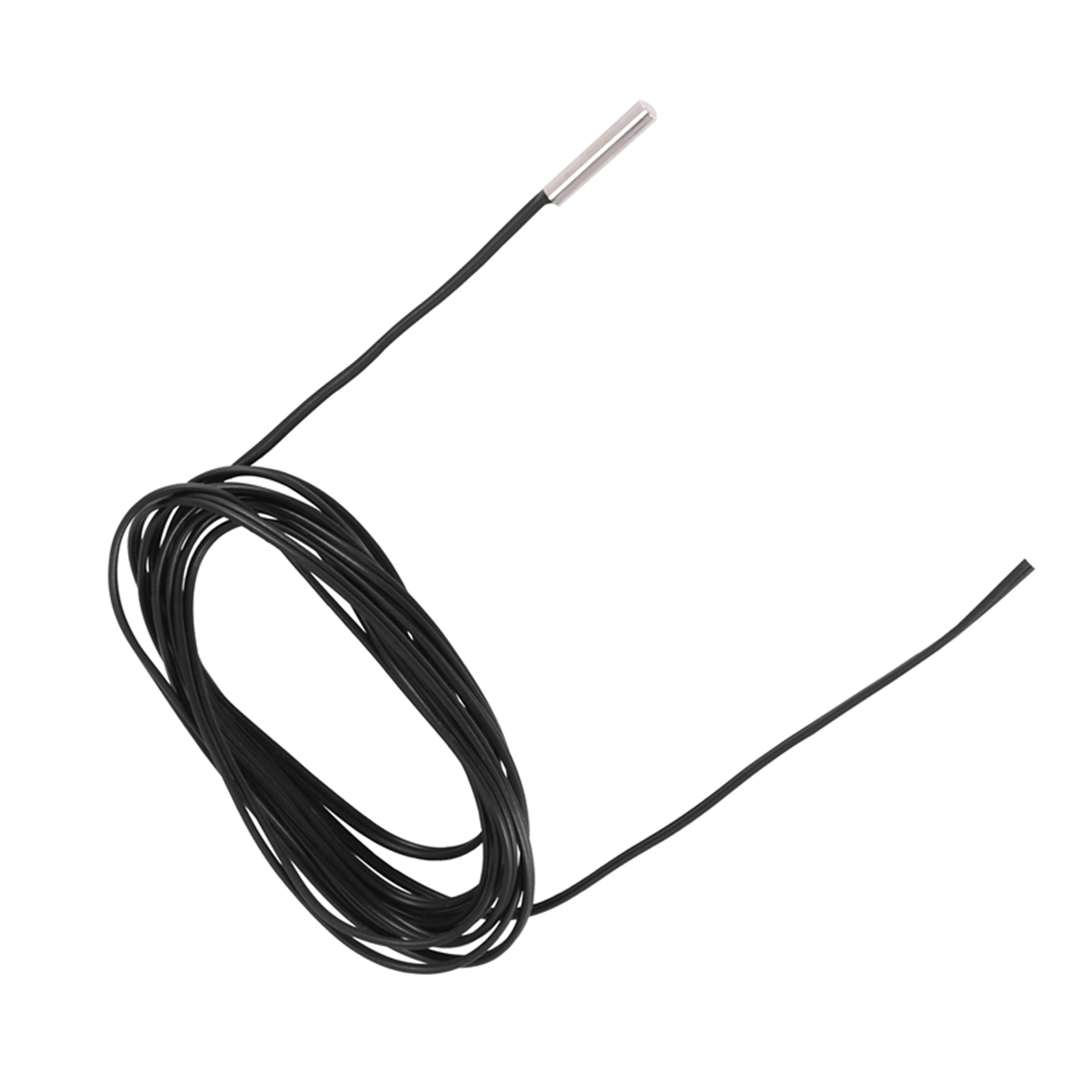 2X 2 m NTC thermistor temperature sensor waterproof probe wire 10 K 1% 3950 black. 