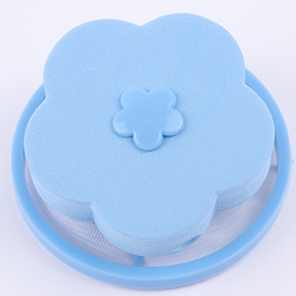 One Set 2Pcs Washing Machine Laundry Floating Hair Catcher Lint Mesh Filter Bag Pouch. 