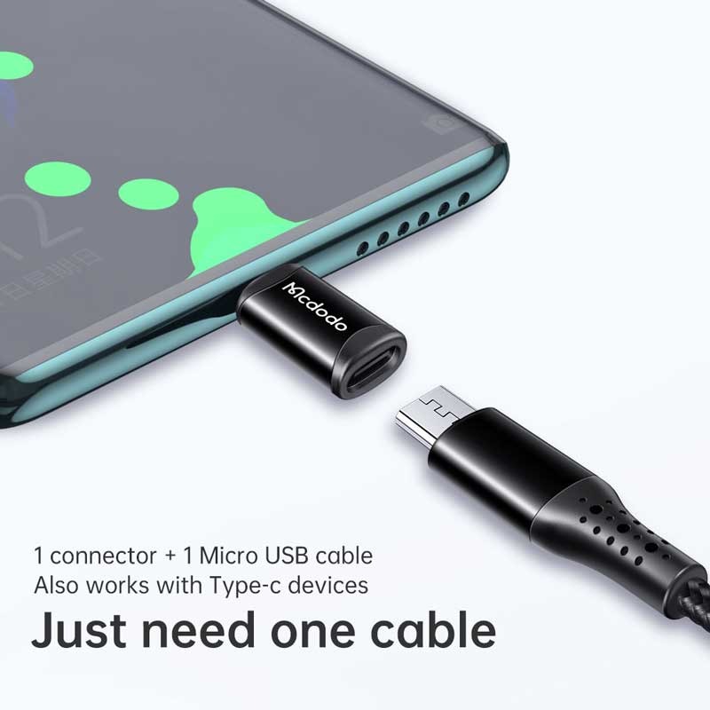 Mcdodo Type- C to Micro USB Connector (OT-7690). 