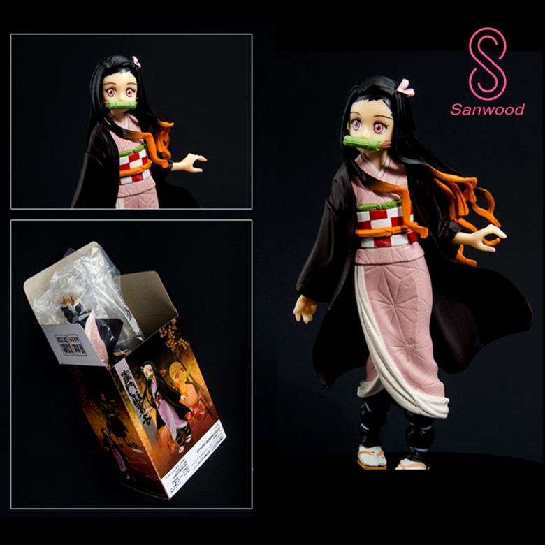 【GlobalGlamour】New 1 Demon layer Kamado Nezuko Action Figure Table Decor Handmade Kid Toy. 