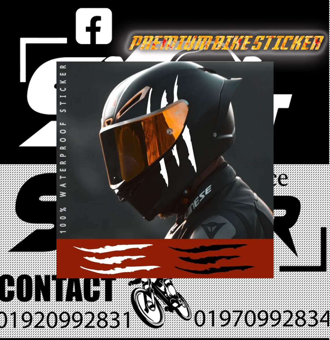 Helmet sticker 2 pcs available premium || best helmet sticker ||customize sticker. 