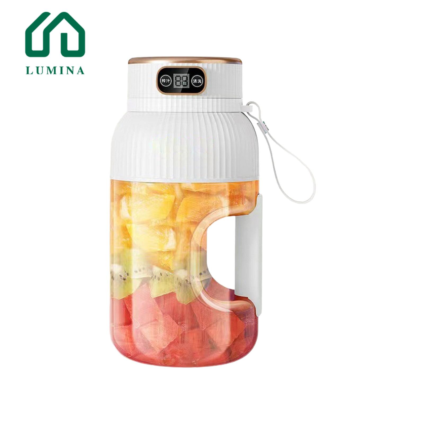 Lumina Cordless Fruit cer rle Cordless Usb Rechargeable Smoothie B er with Di l Display Multifunctional cer for On-t-go Use Rechargeable rle cer. 